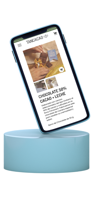 Web movil de Tan Cacao